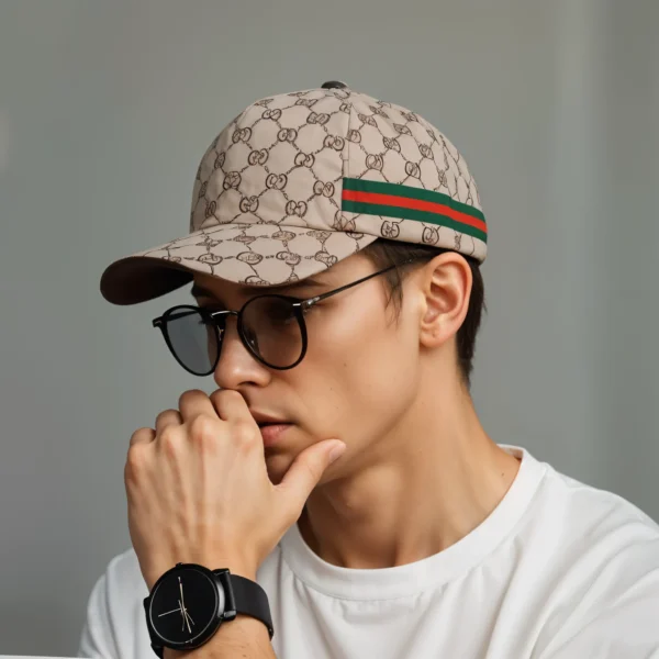 Signature Monogram Canvas Baseball Cap - Image 2