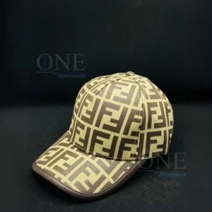 Fendi monogram beige and brown FF pattern