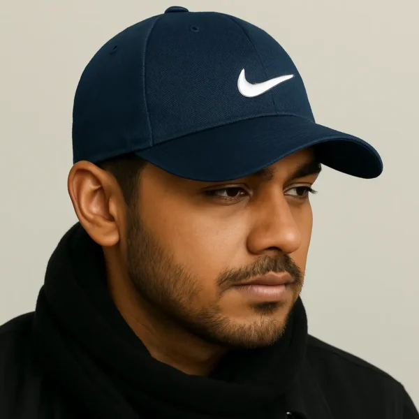 Nike Clean Swoosh Cap – Navy - Image 2